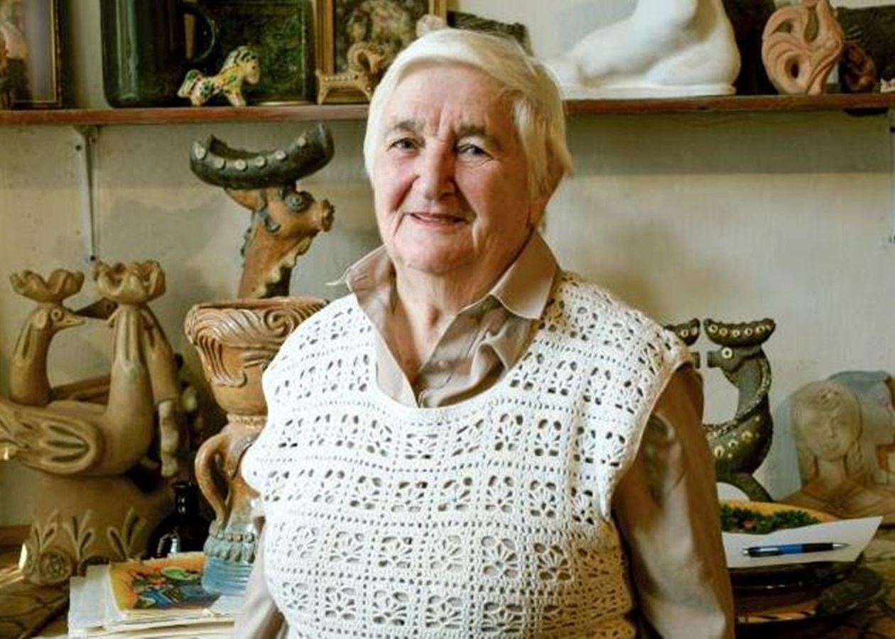 На 101 году умерла украинская художница Оксана Грудзинская