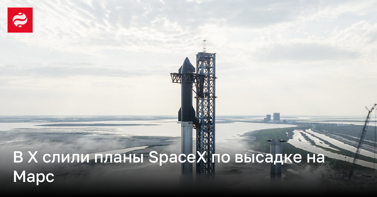 Стало известно, когда SpaceX планирует посадить Starship на Марс | Новости Украины