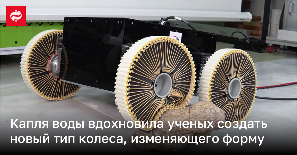Ученые создали колесо-трансформер – оно меняется, как вода | Новости Украины