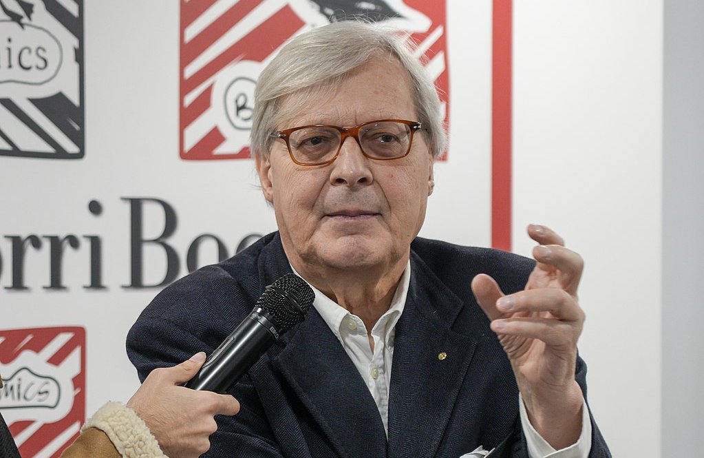 Vittorio Sgarbi a Viterbo il 18 Dicembre 2022 e1704907668513