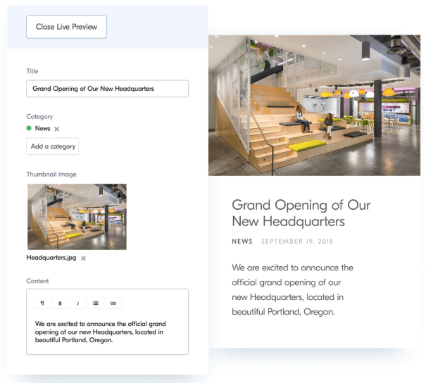 Nền tảng blog Craft CMS