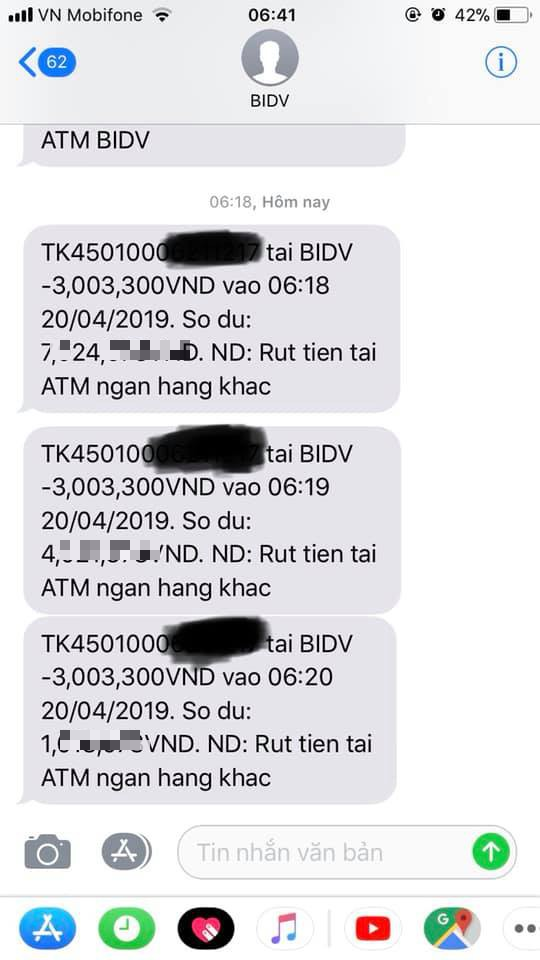 Nhiều khách hàng BIDV bỗng dưng mất tiền trong tài khoản dù thẻ ATM nằm im trong ví, ngân hàng nói gì? - Ảnh 1.