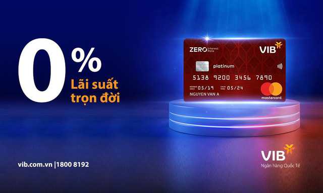 VIB ra mắt dòng thẻ tín dụng miễn lãi trọn đời - Ảnh 1.