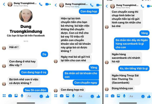 Mất 15 triệu đồng vì 1 tin nhắn trên Facebook  - Ảnh 1.