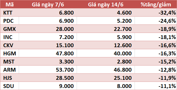 10 cổ phiếu tăng/giảm mạnh nhất tuần: Nhóm vừa và nhỏ vẫn hút dòng tiền - Ảnh 4.