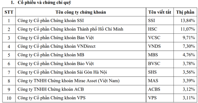 SSI dẫn đầu thị phần môi giới cổ phiếu, chứng chỉ quỹ HoSE trong nửa đầu năm 2019 - Ảnh 4.