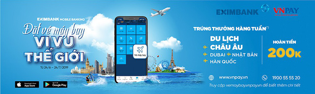 Đặt vé máy bay – Vi vu thế giới cùng Eximbank - Ảnh 1.