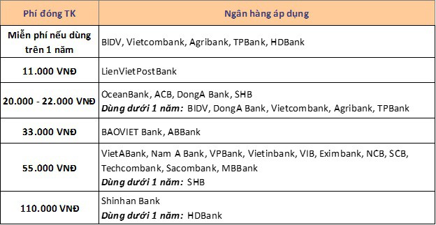 Hầu như ai cũng có tài khoản ngân hàng, nhưng mấy ai để ý phí tài khoản của các ngân hàng hiện nay ra sao? - Ảnh 2. Hầu như ai cũng có tài khoản ngân hàng, nhưng mấy ai để ý phí tài khoản của các ngân hàng hiện nay ra sao? - Ảnh 2.