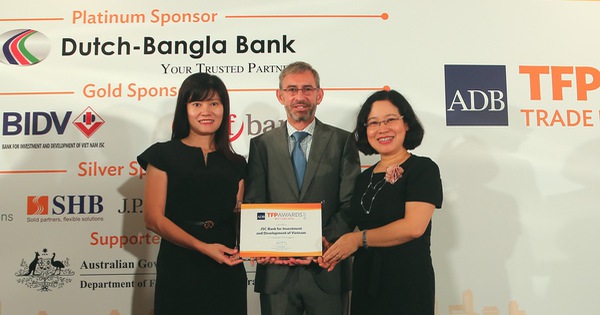 BIDV nhận giải thưởng của ADB về Giao dịch tài trợ thương mại cho SME tốt nhất