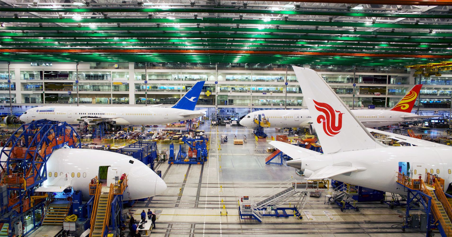 Boeing's final assembly facility in North Charleston, South Carolina.