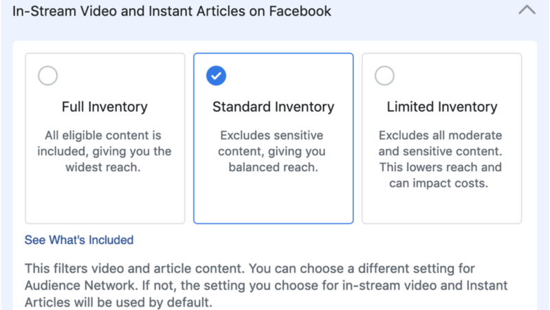 Facebook to replace Exclude Categories with new brand safety ad filters