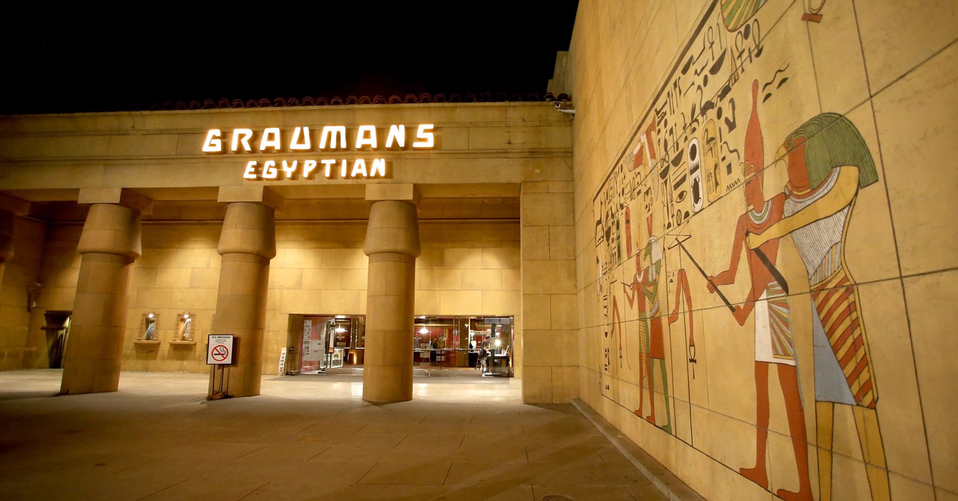 The Egyptian Theatre in Hollywood, California.
