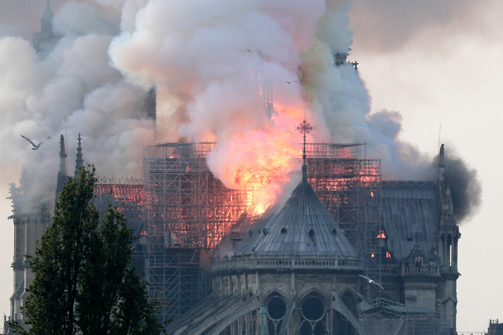 Notre-Dame Cathedral in Paris Catches Fire -ARTnews