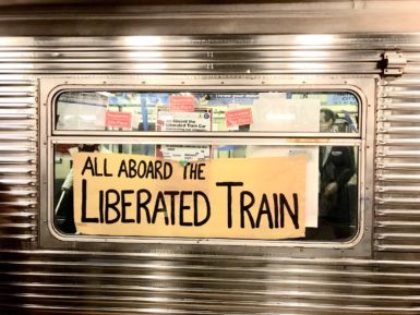 Activist Arrested En Route to Whitney Museum Protest, Allegedly for Defacing Subway Car -ARTnews