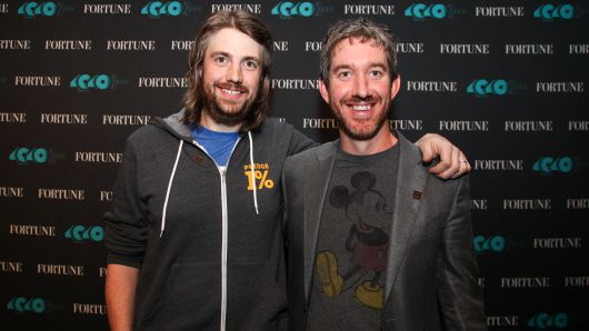 Mike Cannon-Brookes, left, and Scott Farquhar, co-founders and co-CEOs of Atlassian and 2016 honorees on Fortune