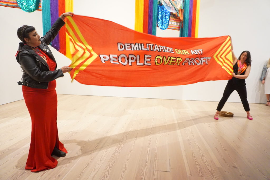 Indigenous Womxn's Collective Protests Whitney Board Member Linked to Tear-Gas Canister Manufacturing at Biennial Reception -ARTnews