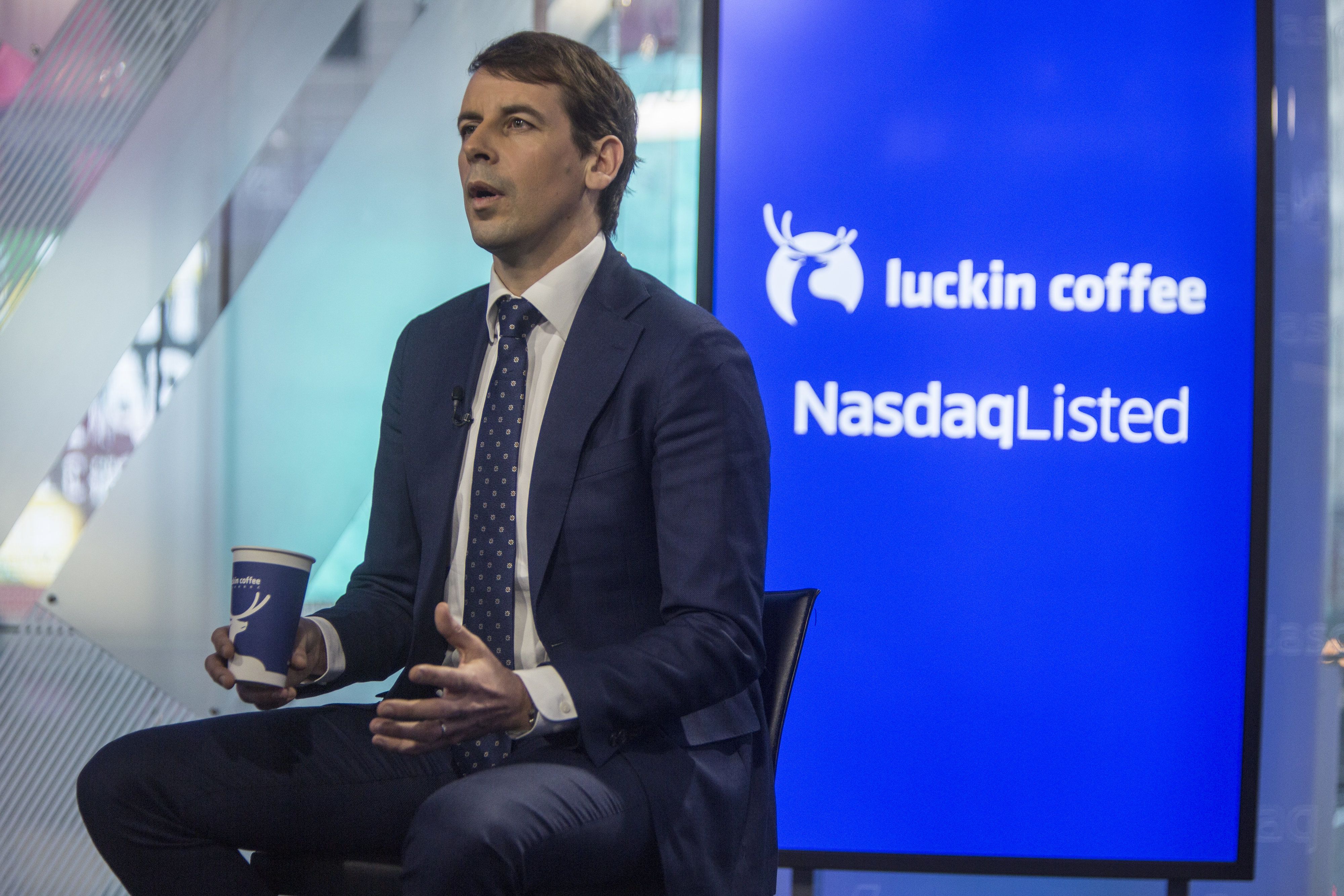 Luckin Coffee surges 43% in its market debut