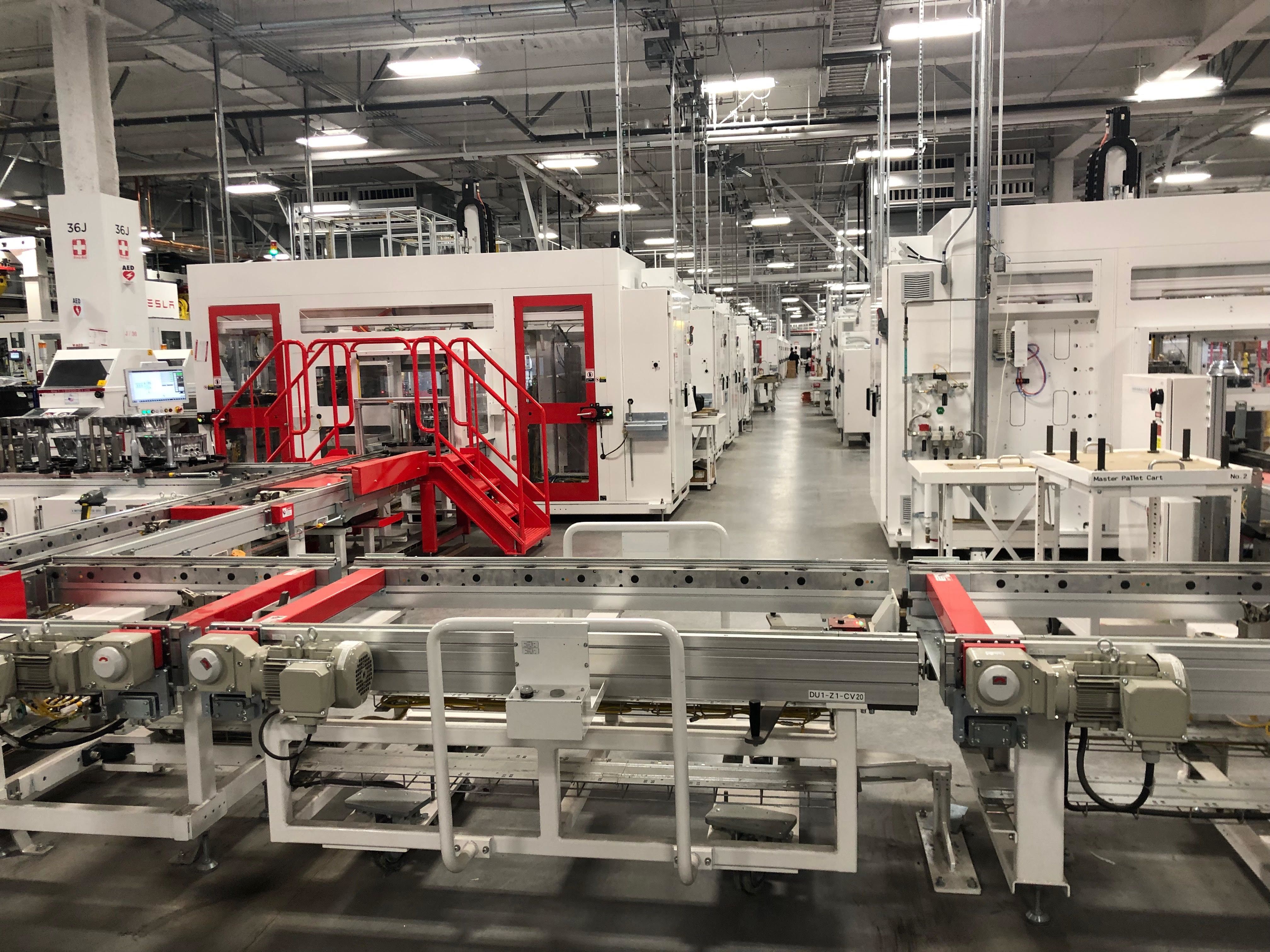 We went inside Tesla's Gigafactory. Here's what it looked like