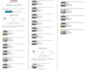 Leaked Wayfair receipt shows beds destined for detention camp for kids