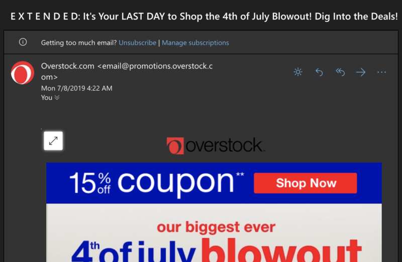 During summer holidays, focus may change but email is still email