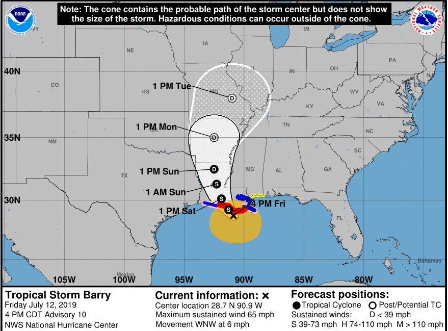 Energy industry braces for first 2019 hurricane as Barry approaches ...