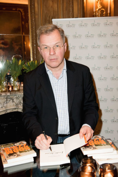 Karsten Schubert at his book launch in support of the Oracle Cancer Trust in 2015