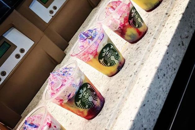 Starbucks is planning to launch a Tie-Dye Frappuccino this week