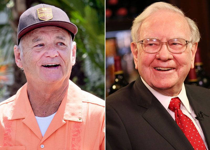 Warren Buffett and Bill Murray hung out and told jokes