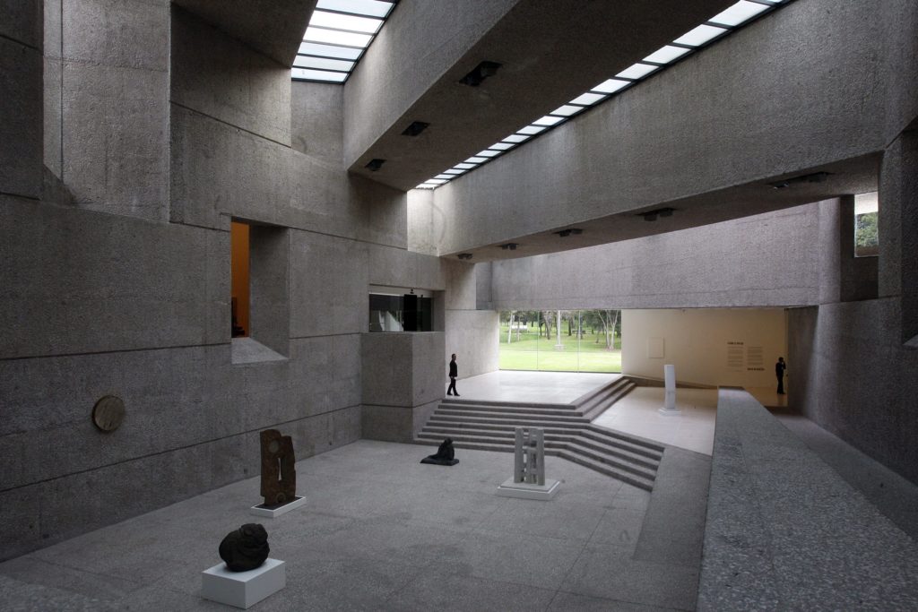 Inside the Rufino Tamayo Modern Art Museum in Mexico City