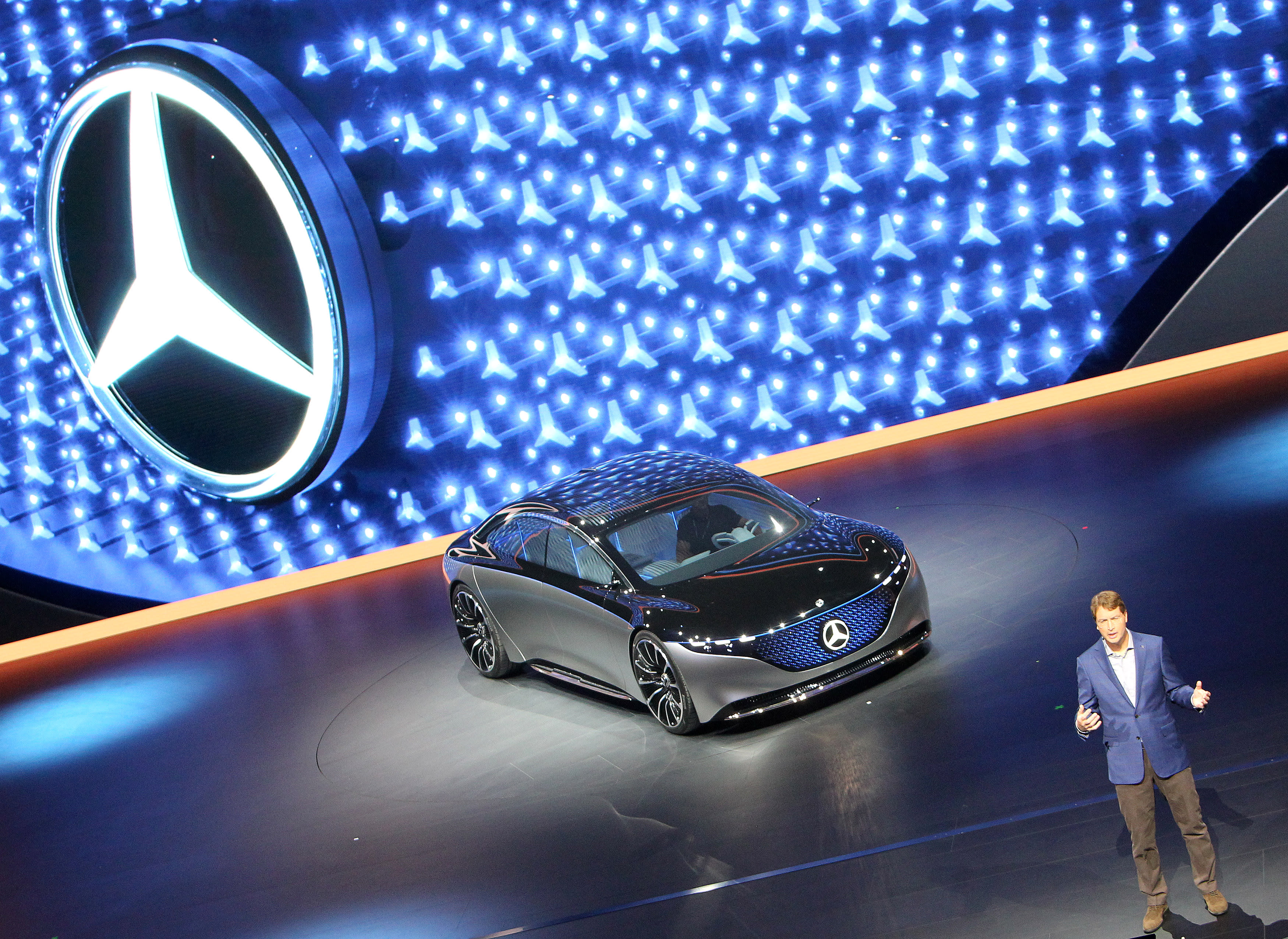 Mercedes-Benz ups competition against Tesla with all-electric Vision EQS