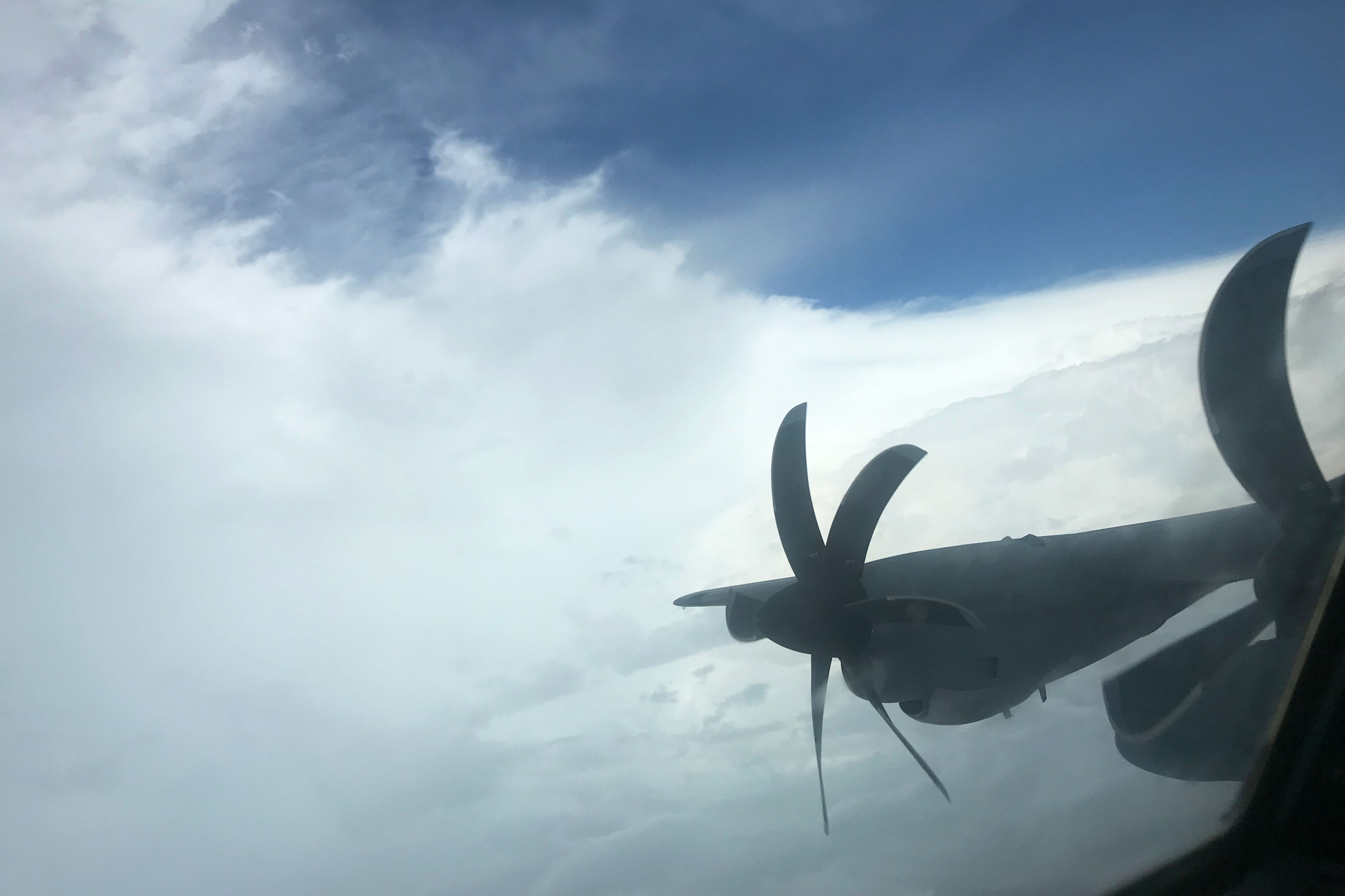 What it's like to fly through the eye of Hurricane Dorian, in the name of safety