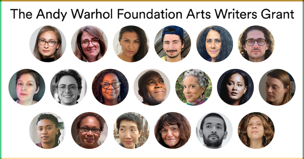 Warhol Foundation Writer Grant Winners Named for 2020 Edition – ARTnews.com
