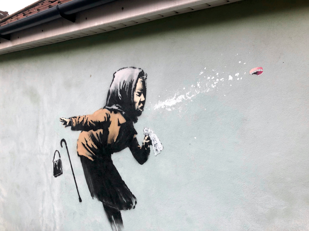 Banksy Unveils Sneeze-Themed Mural in Bristol – ARTnews.com