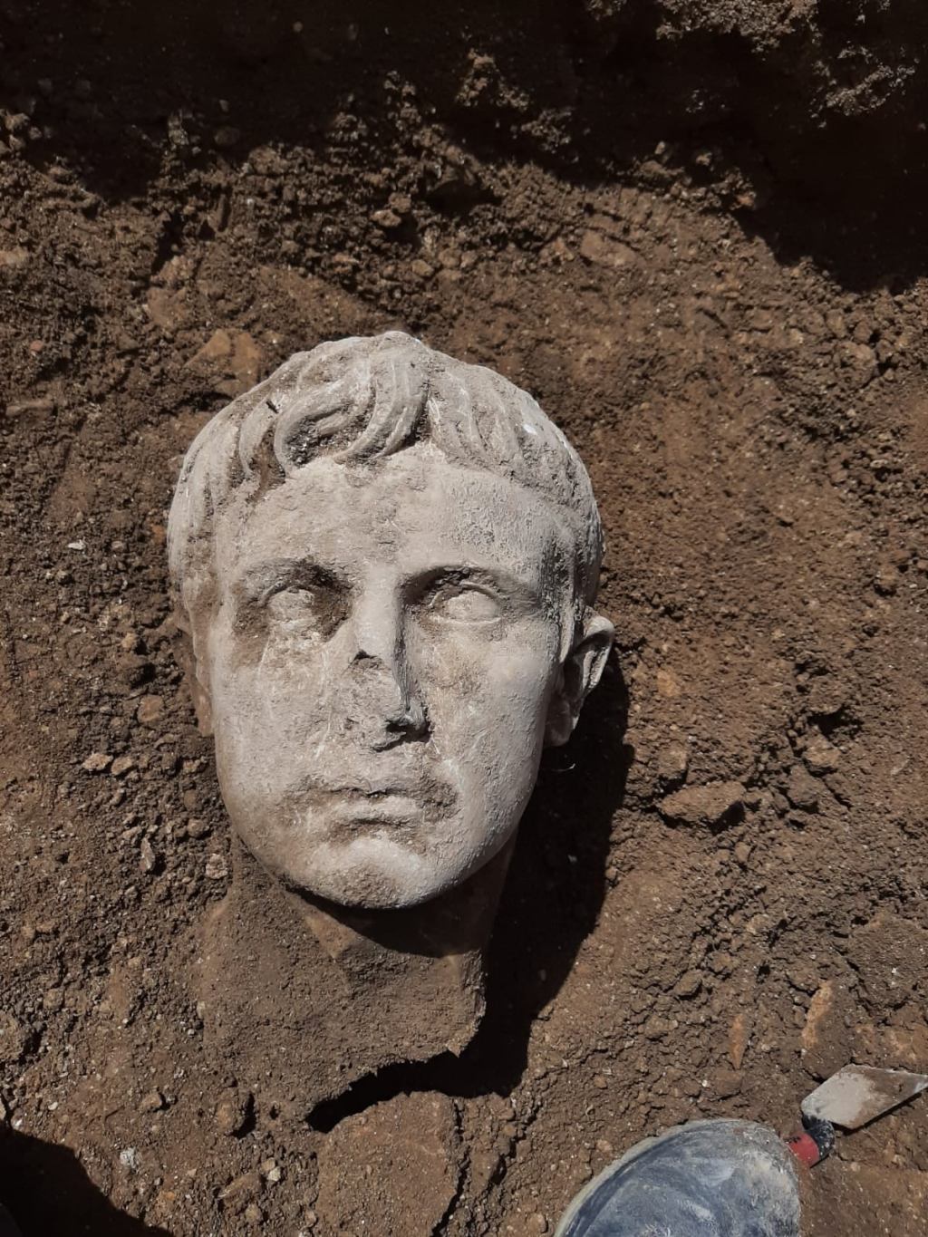 Archaeologists Find Marble Head of Roman Emperor Augustus in Italian Town