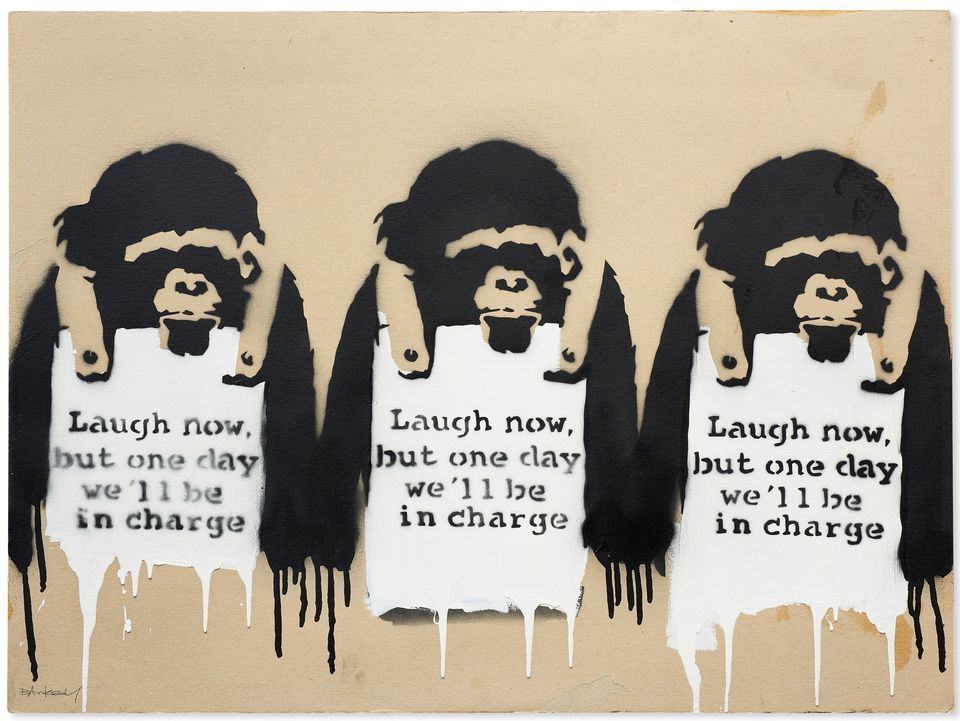 Banksy Dealt Blow in Trademark Case Involving Monkey Image