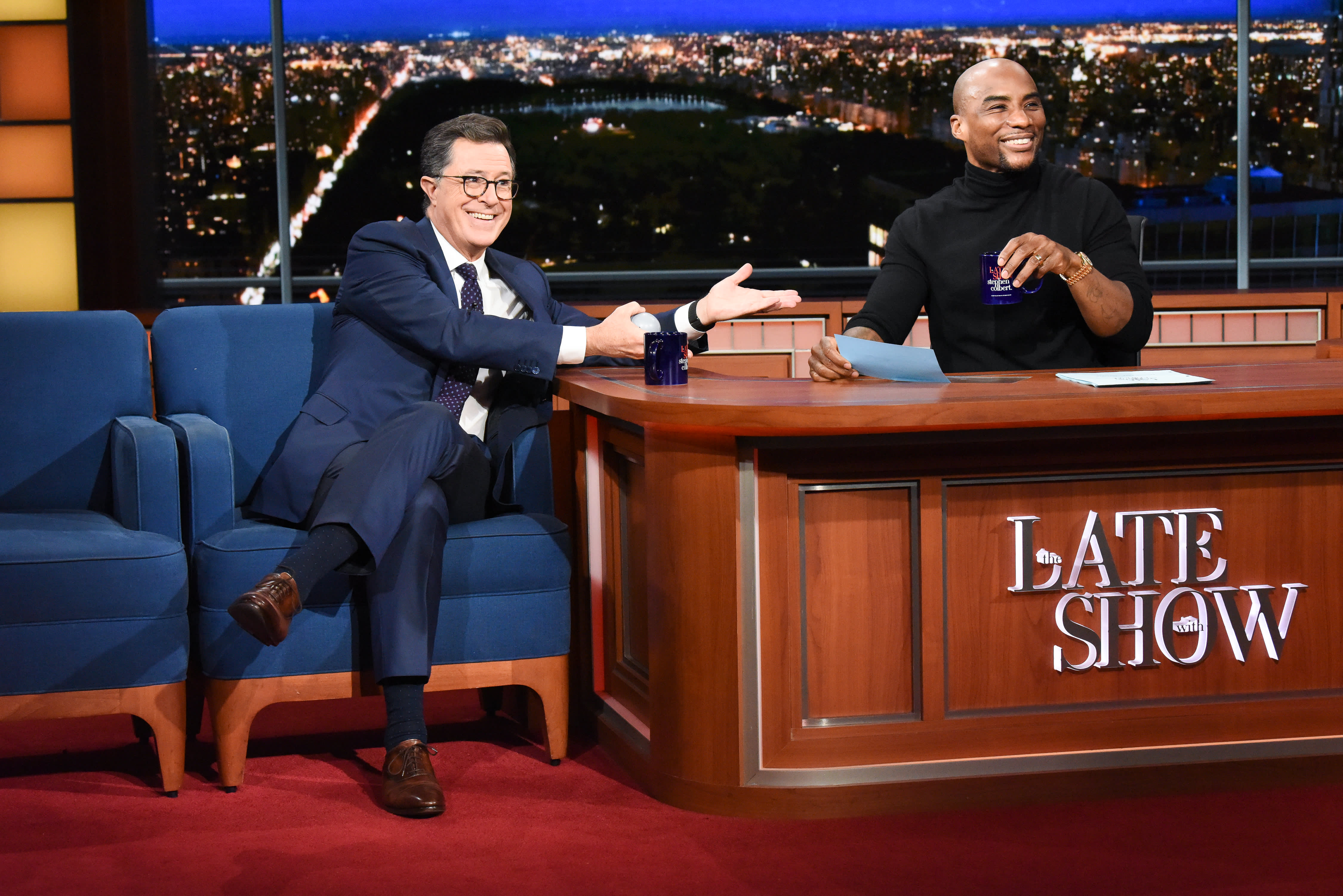 Charlamagne Tha God and Stephen Colbert to launch late night TV talk show on Comedy Central