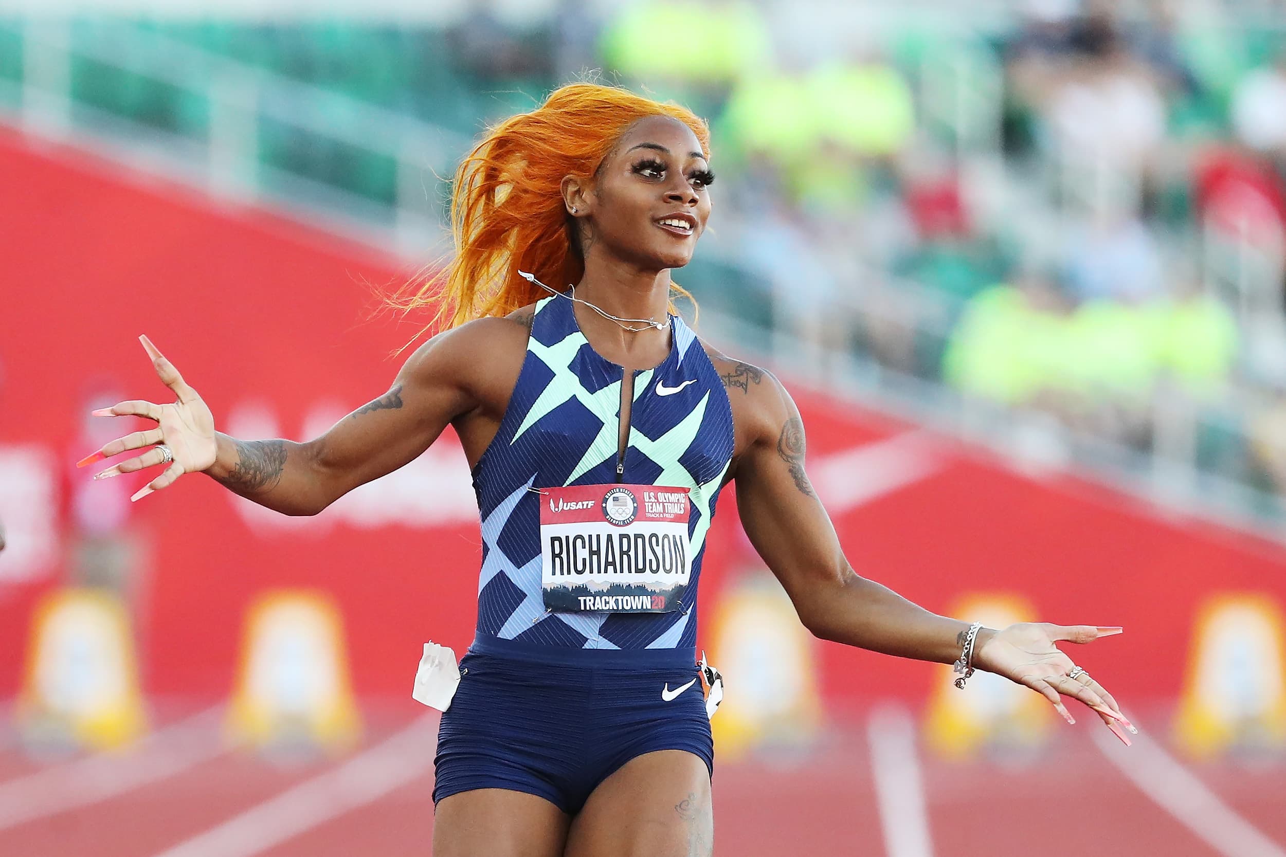 Track star Sha'Carri Richardson suspended from U.S. Olympic team after failing marijuana test